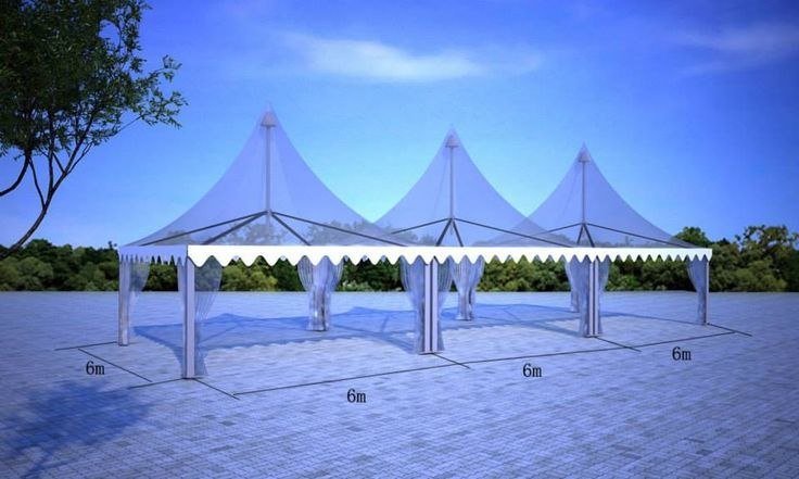 6m modular peak tent diagram